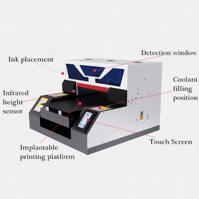 Op maat gemaakte A3-19 Automatische LED UV Inkjet Printer voor Smart Phone Case ID Card
