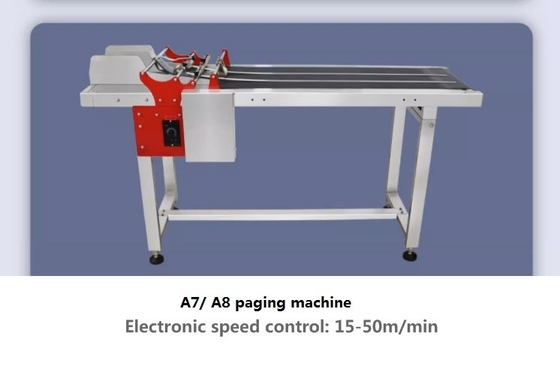 120w High Speed Full Automatic Dater Printer Coder Gebruikte Feeder Paging Machine met transportband