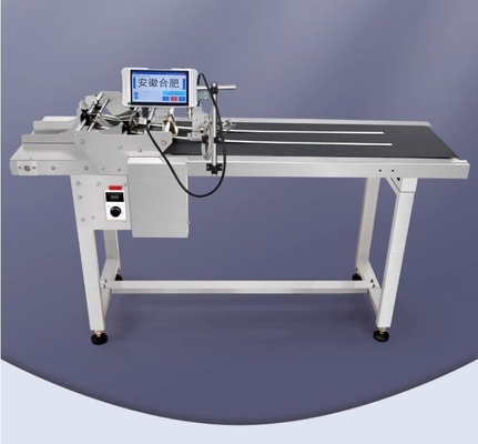 120w High Speed Full Automatic Dater Printer Coder Gebruikte Feeder Paging Machine met transportband