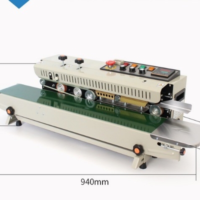 Aluminiumfolie/plastieksakken Continuous Band Sealer met een enkele laagdikte ≤0,08 mm