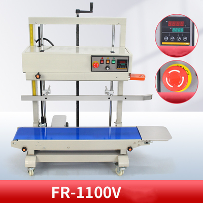 Elektrische FR-1100V Automatische verticale continue bandverzegel voor plastic film grote zak