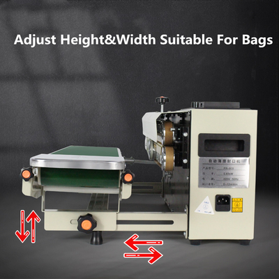 Snelheid FR-970 Automatische continu bandverzegelmachine en verzegelmachine voor plastic zakken voor verzegeling