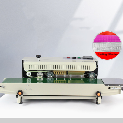 Snelheid FR-970 Automatische continu bandverzegelmachine en verzegelmachine voor plastic zakken voor verzegeling