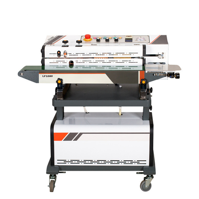 85 kg LF1080 Commerciële continue bandverzegelingsmachine met vacuümverzegeler 220V/50HZ