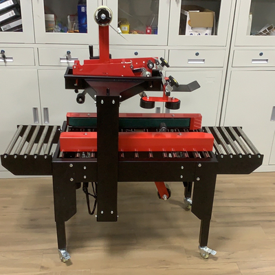 Semi-automatische kleefband kartonnen behuizing Doos Afdichting Verpakkingsmachine Afdichter