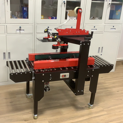 Semi-automatische kleefband kartonnen behuizing Doos Afdichting Verpakkingsmachine Afdichter