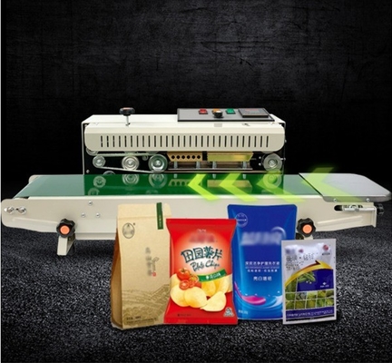 Lange levensduur Automatische plastic zakken Continuuumverzegelmachine Bandverzegelaar L820*W400*H305mm