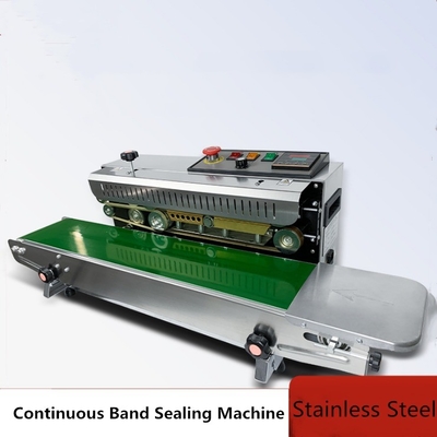 Horizontale continue bandverzegelmachine met ijzeren werktuig en temperatuurbereik 0-300 °C