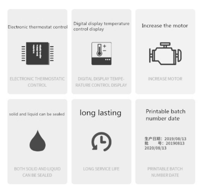 12m/min Maximale snelheid Automatische afdichtmachine voor commerciële kartonnen Verpakkingsoplossingen
