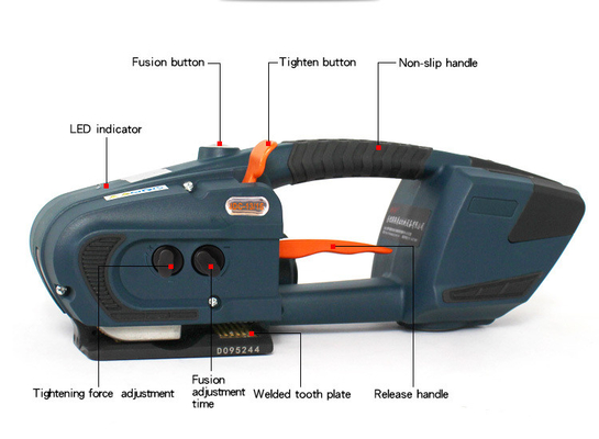 Elektrische batterij aangedreven plastic banden gereedschap met 3.0A Capaciteit 340 * 130 * 120mm