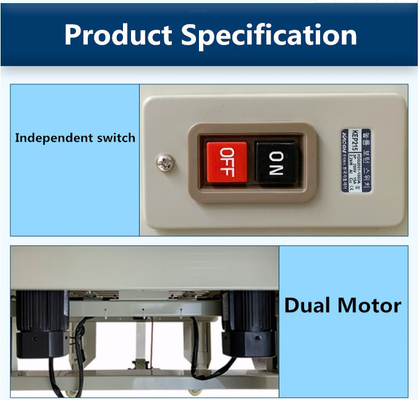 Verstelbare hoogte Multifunctionele semi-automatische kartonnen doos Doos Tape Sealing Machine
