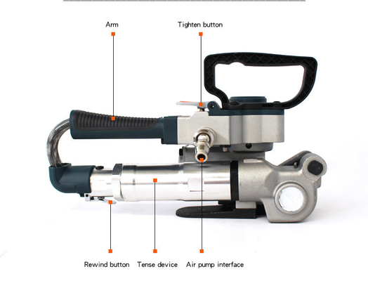 Snel en gemakkelijk verpakken B19 Air Pneumatic Handle Strapping Tool met 2-5s Lastijd