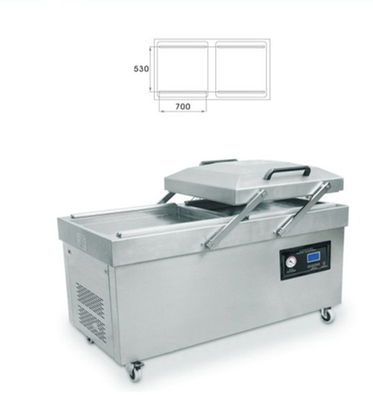 Hout Verpakkingsmateriaal Voedsel Vacuümverzegelmachine DZ-700/2SB 70CM Grote dubbele kamers