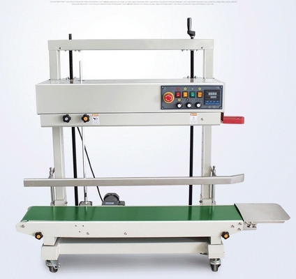 Elektrisch aangedreven 40 kg continue verticale zakverzegelmachine bandverzegeler