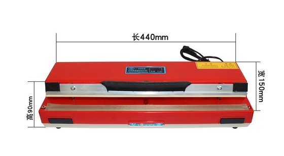Veelgebruikte handmatige impulshitte Huishoudelijke zakken Handverzegelmachine 3 mm Verzegelbreedte