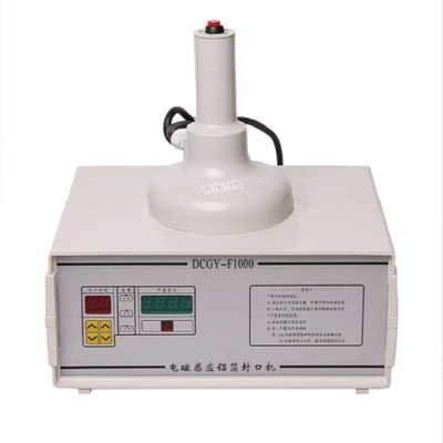 Maximale snelheid 50pcs/min Draagbare plastic fles Aluminium folie Inductie afdichting machine