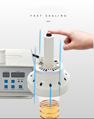 Maximale snelheid 50pcs/min Draagbare plastic fles Aluminium folie Inductie afdichting machine