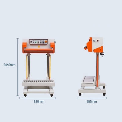 50 kg maximale laadcapaciteit Pneumatische verticale afdichter voor verpakking en conservering