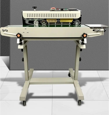 Verticale vloer staande afdichtband afdichtmachine voor plastic zakken Maximale snelheid 12m/min
