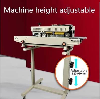 Verticale vloer staande afdichtband afdichtmachine voor plastic zakken Maximale snelheid 12m/min