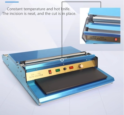 220V/50HZ Mini Plastic Stretch Cling Film Hand Wrapper Sealing Machine voor voedsel fruit