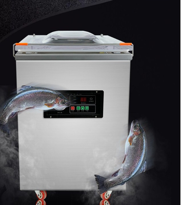 900W vacuümpomp vlees vacuümverpakkingsmachine met L380*W400*H140mm kamergrootte