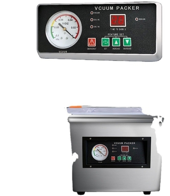 Tafelmachine voor het vacuümverpakken van voedingsmiddelen met een enkele kamer voor het bewaren van stikstofgas