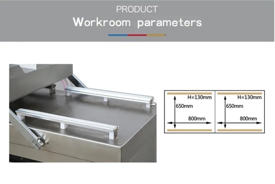 Automatische dubbele kamer aluminiumfolie vacuümverzegelmachine Voordeel