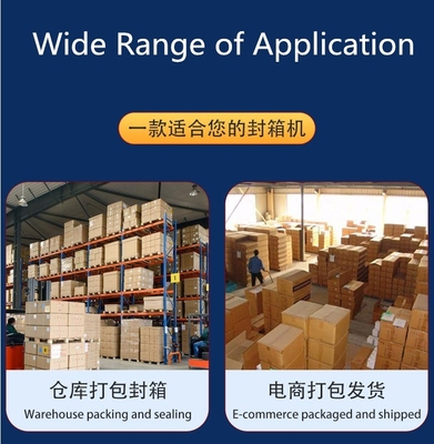 Semi-automatische FXC-6050 Case Box Taper Sealer Verpakkingsband Carton Sealing Machine