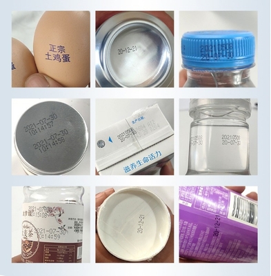 Mini Handheld Inkjet Bottle Printing Machine voor 12mm Printing Height en 240*120*97mm