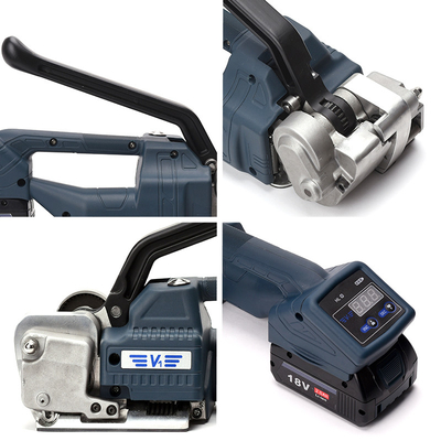 Digitaal display Elektrische batterijverpakkingsinstrument voor 13/16mm PP PET-band semi-automatisch