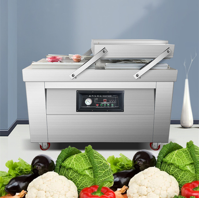 600x20mm Afdichtbandgrootte Dubbelkamer Fruit and Vegetable Vacuum Packing Machine