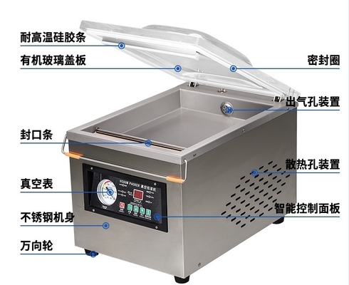 27 kg industriële commerciële voedingsmiddelen Vacuum Sealer Vacuum Sealing Packing Machine voor 2023