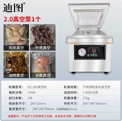 27 kg industriële commerciële voedingsmiddelen Vacuum Sealer Vacuum Sealing Packing Machine voor 2023