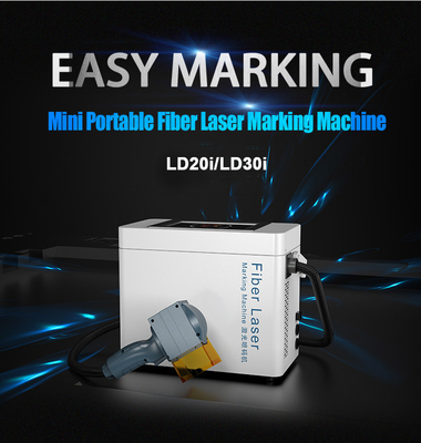Max Power ≤ 300W Draagbare glasvezellasergraver voor datum- en logo-markeringsoplossingen