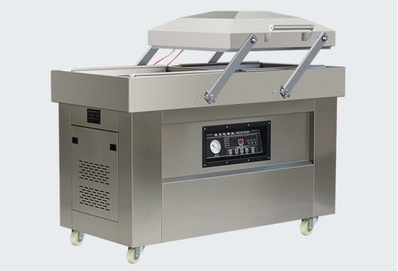 Elektrisch aangedreven DZ-400 2SB semi-automatische vis-vlees-groentevacuümverpakkingsmachine