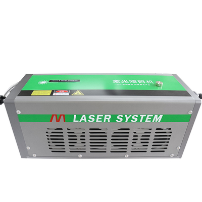 40W CO2 laserprinter voor vervaldatum partijcode op plastic zakjes kabeldraad PET-fles