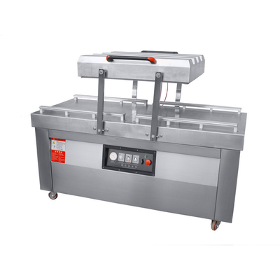Dubbele kamers 750*620*100mm Kamergrootte Vacuümverzegelingsmachine voor voedsel vleesbonen