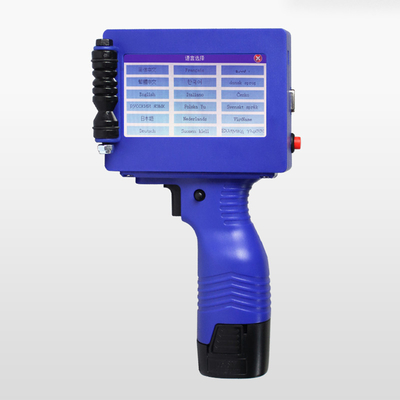 Plaat Type TIJ Printer Intelligent Handheld Data Logo Inkjet Gun voor snel drogen inkt
