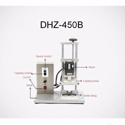 Automatische dopmachine voor glazen flessen en potten 20 kg capaciteit CE-gecertificeerd