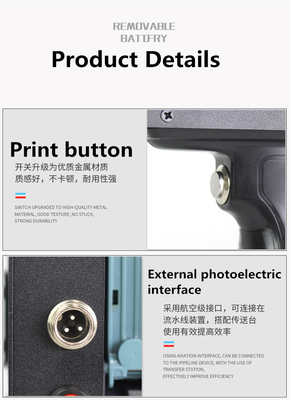 600 dpi Handheld Vervaldatum Inkjet Printer Gun voor Multi-Language in 240*120*97mm Grootte
