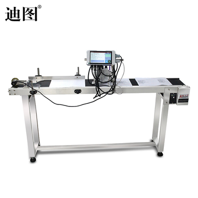 Full Auto Vervaldatum Codering Logo TIJ Inkjet Printer Online Machine met blauwe inkt