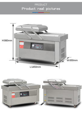 1450*650*980 Dubbelkamer vacuümverzegel voor automatische voedingsvacuümverpakkingsmachine