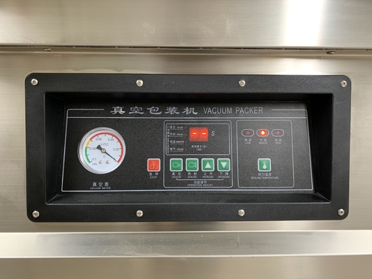 Verticale vacuümdichtmachine voor vruchten rijst vlees en vis commercieel roestvrij staal