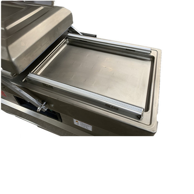 Elektrische dubbele kamer vacuümverpakkingsdichtmachine voor vissteak 10 mm Dichtingsbreedte
