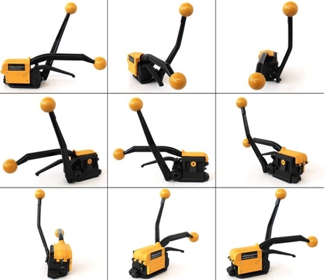 Handmatig aangedreven multifunctioneel stalen riem handgereedschapsmachine voor online ondersteuning