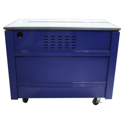 Duurzaam S308 Twee-motorige hoge tafel Automatische kartonnen doos Doos Rijmmachine voor lichte vracht