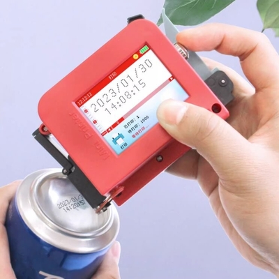 Solvent Ink Mini Handheld Pocket Inkjet Printer voor Plastic Bag Datum Barcode QR Code 3 KG