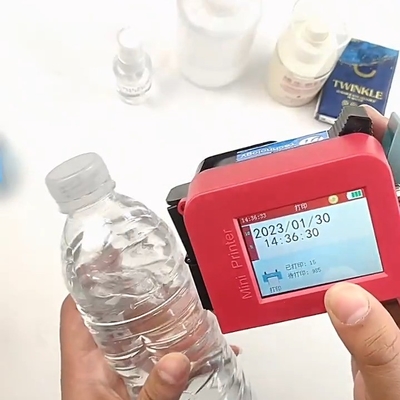 Solvent Ink Mini Handheld Pocket Inkjet Printer voor Plastic Bag Datum Barcode QR Code 3 KG