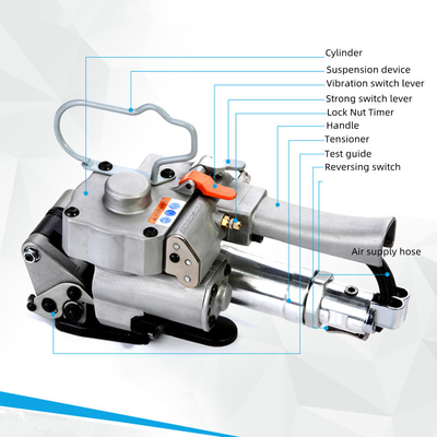 Krachtige pneumatische banden voor kartonnen doos 13-19 mm PP banden multifunctie
